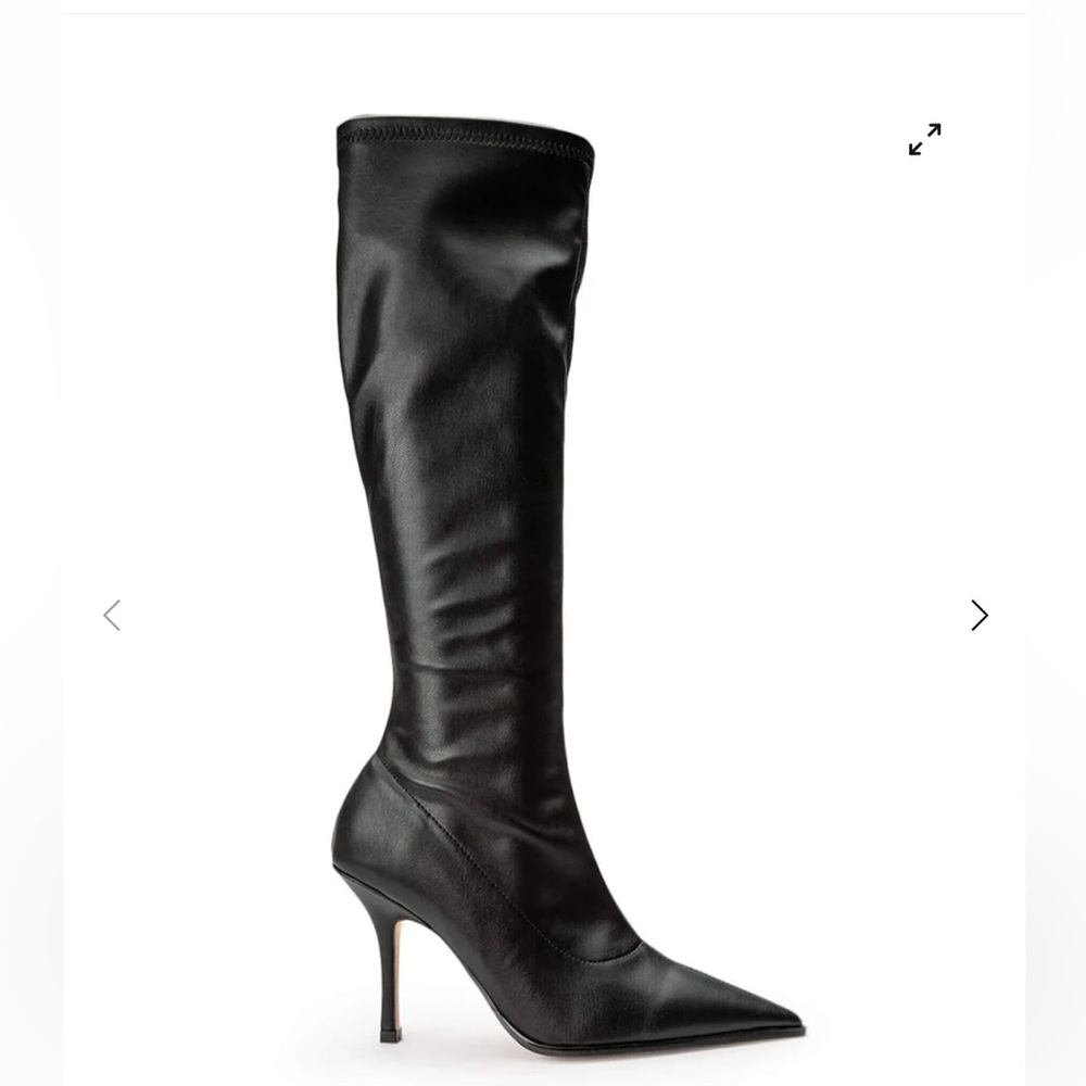 Tony Bianco knight black venezia, size 8